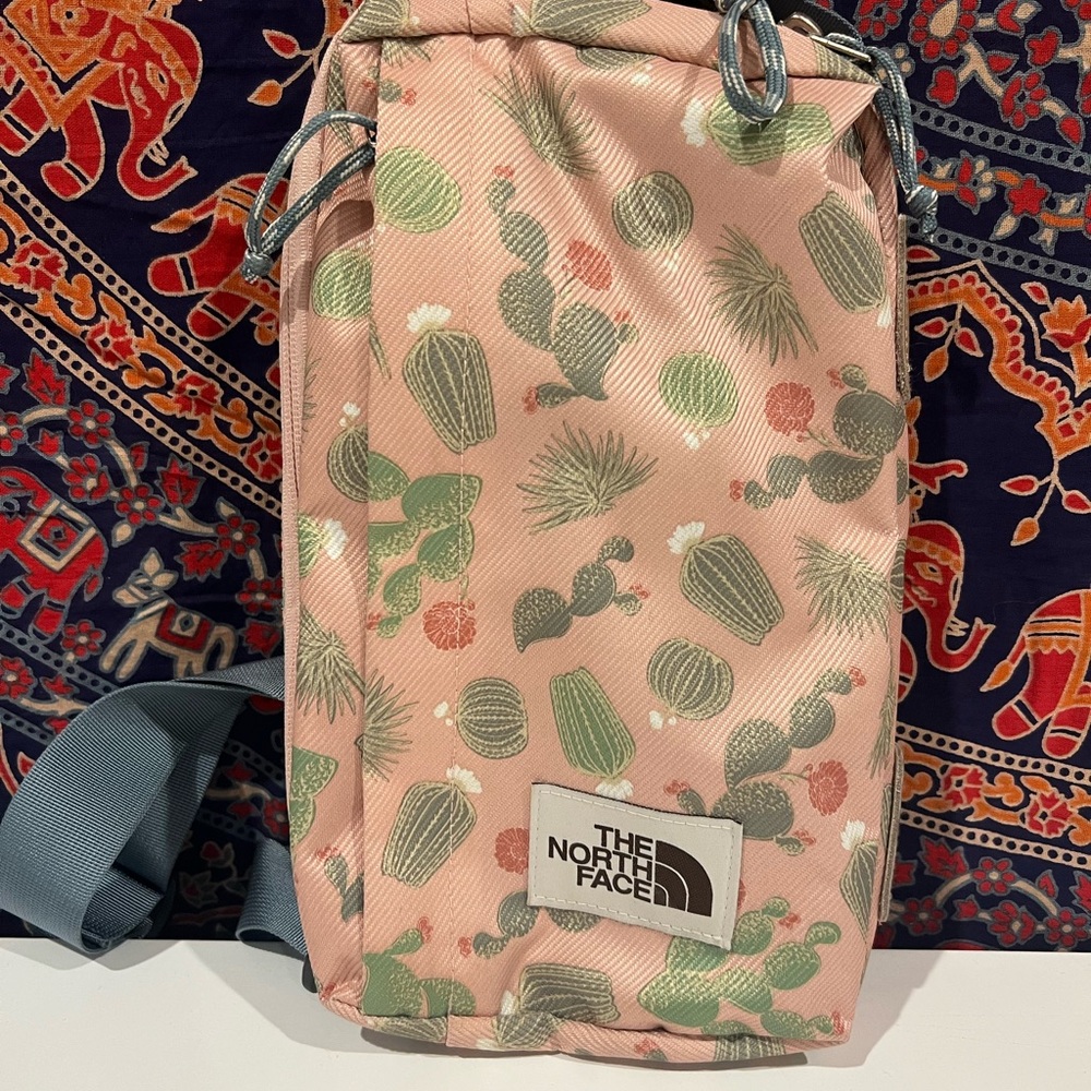The North Face Pink Cactus Print Bag